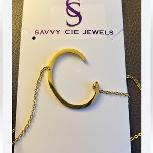 New Savvy Cie Letter C Initial Necklace
